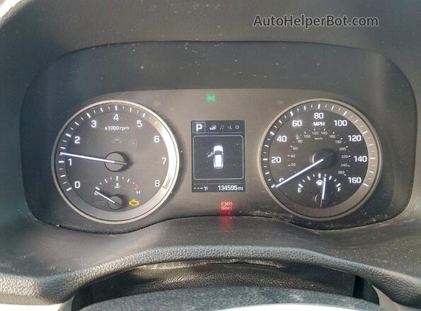 KM8J3CA24GU038679 2016 HYUNDAI TUCSON Серебряный Вид щитка приборов