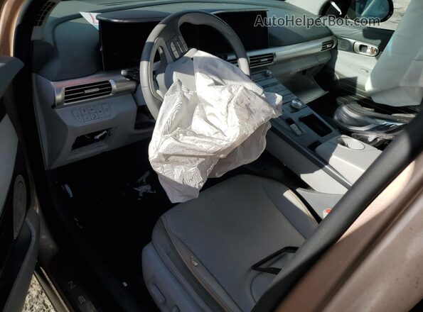 KM8J74A69MU013835 2021 HYUNDAI NEXO Желто-коричневый Вид щитка приборов