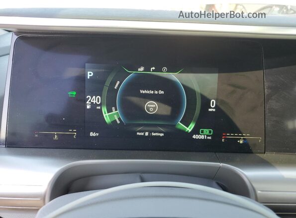 KM8J84A63MU012998 2021 HYUNDAI NEXO Blue Вид щитка приладів