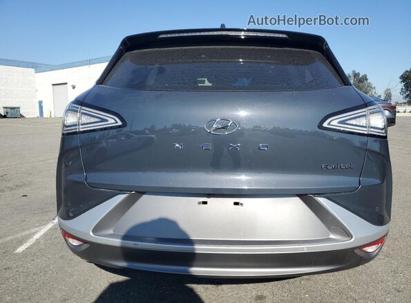 KM8J84A63MU012998 2021 HYUNDAI NEXO Blue Вид ззаду