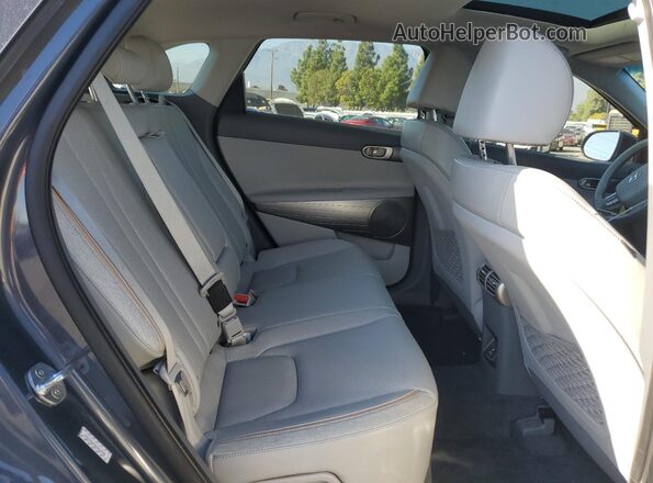 KM8J84A63MU012998 2021 HYUNDAI NEXO Blue Вид задньої частини салону