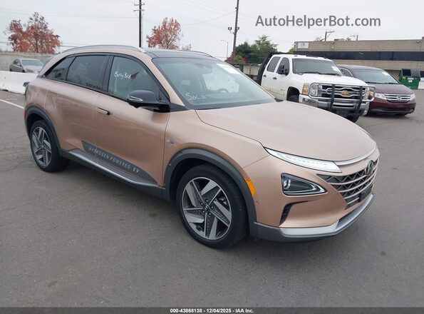 KM8J84A66MU014664 2021 HYUNDAI NEXO Золотой Передняя правая четверть