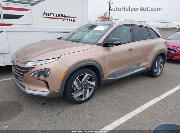 KM8J84A66MU014664 2021 HYUNDAI NEXO Золотой Передняя левая четверть
