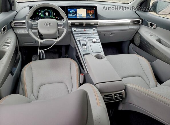 KM8J84A68MU014911 2021 HYUNDAI NEXO Коричневый Вид панели приборов