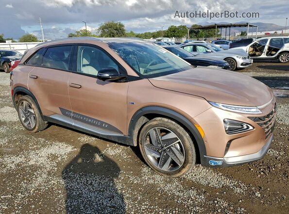 KM8J84A69MU014660 2021 HYUNDAI NEXO Коричневый Передняя правая четверть