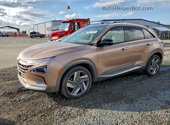 KM8J84A69MU014660 2021 HYUNDAI NEXO Коричневый Передняя левая четверть
