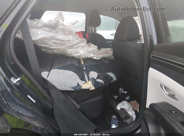 KM8JBCA15NU035992 2022 HYUNDAI TUCSON HYBRID Blue Widok naklejki z numerem VIN