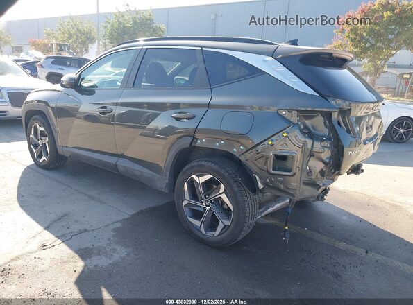 KM8JBDA2XNU071109 2022 HYUNDAI TUCSON PLUG-IN HYBRID Gray Rear left