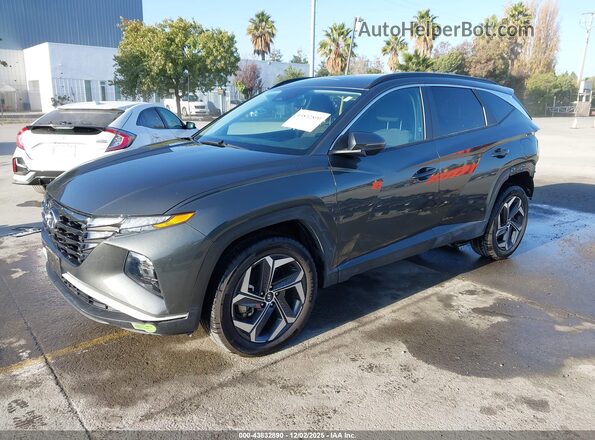 KM8JBDA2XNU071109 2022 HYUNDAI TUCSON PLUG-IN HYBRID Gray Front left