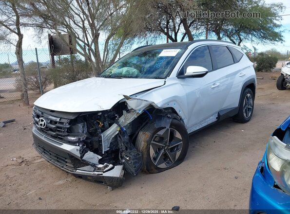 KM8JCDD17SU353672 2025 HYUNDAI TUCSON HYBRID White Widok z przodu