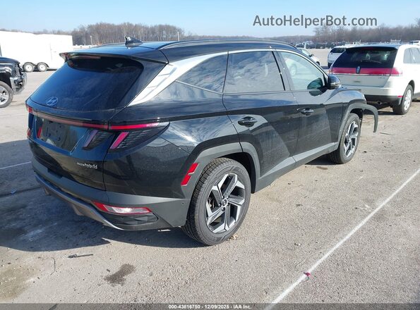 KM8JECA18PU090740 2023 HYUNDAI TUCSON HYBRID Черный Задняя правая четверть