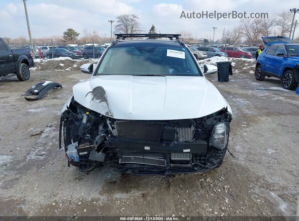 KM8JFCA18NU077481 2022 HYUNDAI TUCSON HYBRID Белый Вид задней части салона