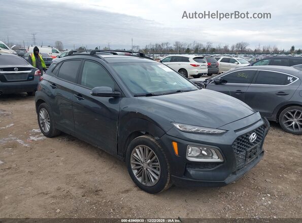 KM8K22AA3LU460087 2020 HYUNDAI KONA Серый Передняя правая четверть