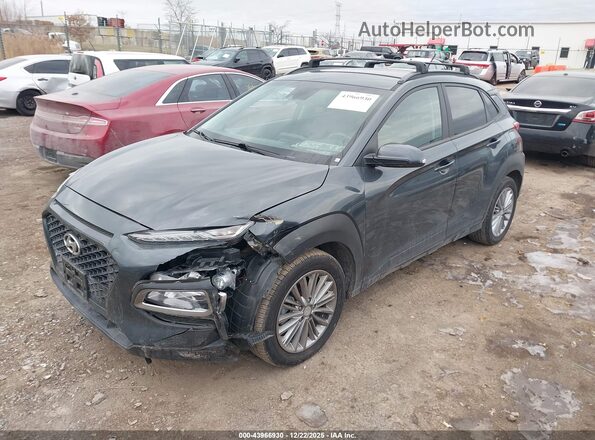KM8K22AA3LU460087 2020 HYUNDAI KONA Серый Передняя левая четверть