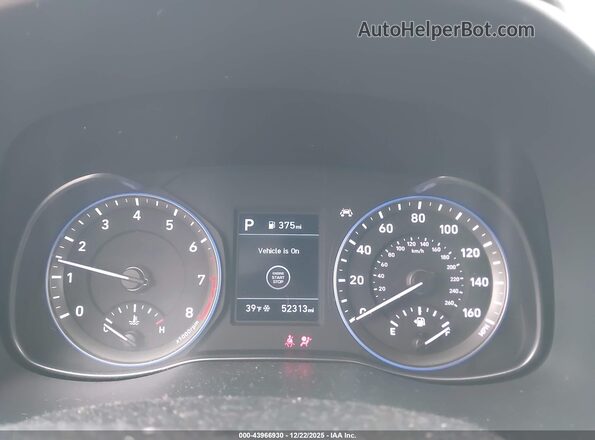 KM8K22AA3LU460087 2020 HYUNDAI KONA Серый Вид задних сидений