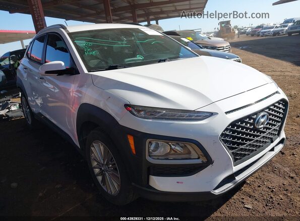 KM8K22AAXMU739733 2021 HYUNDAI KONA White წინა მარჯვენა