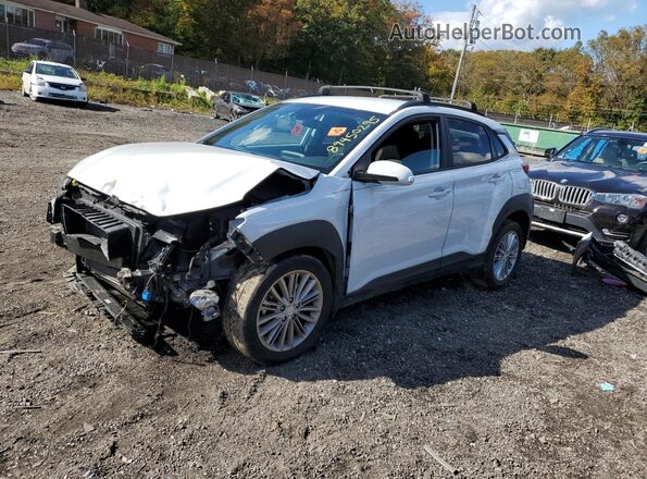 KM8K2CAA7LU586328 2020 HYUNDAI KONA Белый Передняя левая четверть