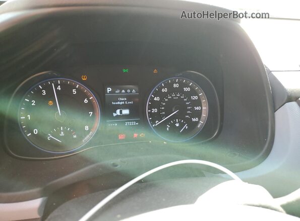 KM8K2CAA7LU586328 2020 HYUNDAI KONA Белый Вид щитка приборов