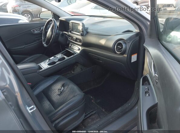 KM8K33AG3LU060862 2020 HYUNDAI KONA ELECTRIC Gray წინა სალონის ხედი