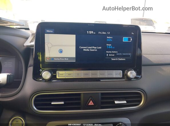 KM8K53AG2MU099339 2021 HYUNDAI KONA ELECTRIC Черный 