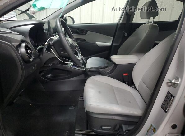 KM8K6CAB4PU960705 2023 HYUNDAI KONA Gray Widok wnętrza z przodu