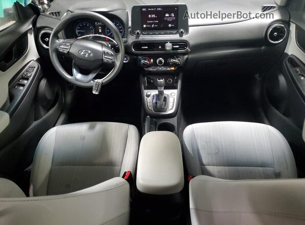 KM8K6CAB4PU960705 2023 HYUNDAI KONA Gray Widok deski rozdzielczej