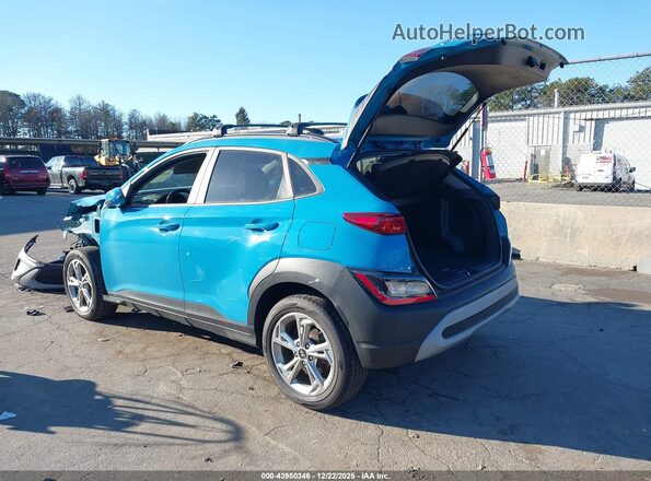 KM8K6CAB7PU991088 2023 HYUNDAI KONA Синий Задняя левая четверть