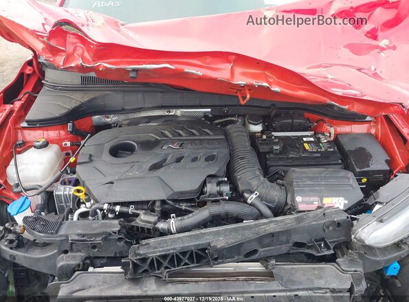 KM8KH3AC8NU002375 2022 HYUNDAI KONA N Красный Вид сзади