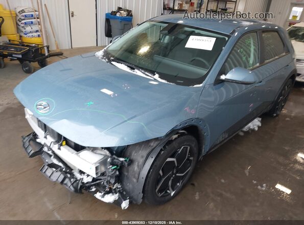 KM8KMDAF3PU169046 2023 HYUNDAI IONIQ 5 Синий Передняя левая четверть