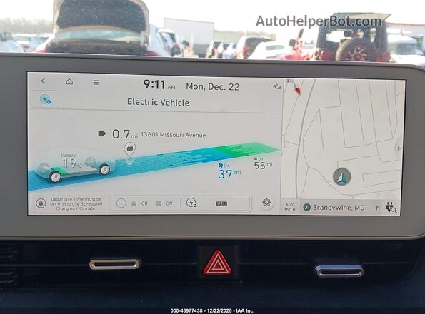 KM8KMDAF6NU106519 2022 HYUNDAI IONIQ 5 Light Blue 