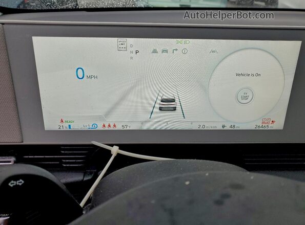 KM8KNDAF8PU208582 2023 HYUNDAI IONIQ Синий Вид щитка приборов