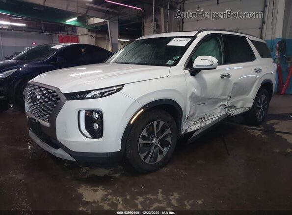 KM8R2DHE5MU325021 2021 HYUNDAI PALISADE Белый Передняя левая четверть