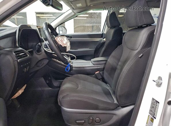 KM8R2DHE6LU051438 2020 HYUNDAI PALISADE Белый Вид салона спереди