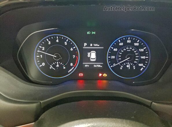 KM8R2DHE6LU051438 2020 HYUNDAI PALISADE Белый Вид щитка приборов