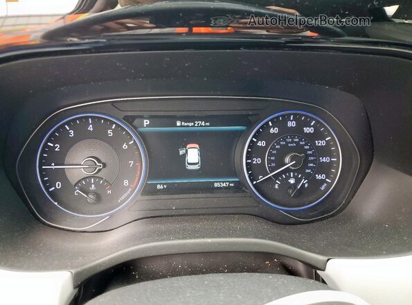KM8R44HE1LU031849 2020 HYUNDAI PALISADE Серый Вид щитка приборов