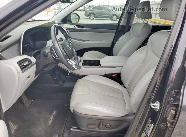 KM8R44HE1LU031849 2020 HYUNDAI PALISADE Серый Вид салона спереди