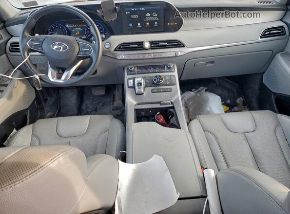 KM8R4DHE7LU067321 2020 HYUNDAI PALISADE Black Widok deski rozdzielczej