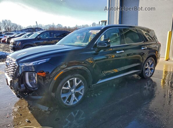 KM8R4DHE7LU067321 2020 HYUNDAI PALISADE Black Przód lewy