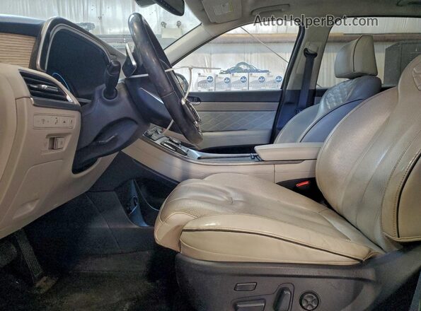 KM8R5DHE2MU286007 2021 HYUNDAI PALISADE Gray Widok wnętrza z przodu