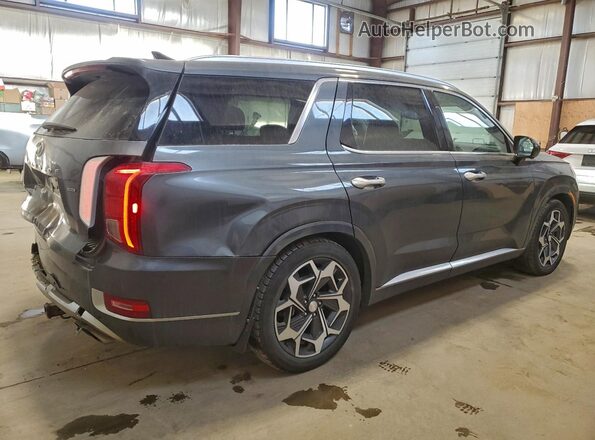 KM8R5DHE2MU286007 2021 HYUNDAI PALISADE Gray Tył prawy