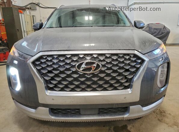 KM8R5DHE2MU286007 2021 HYUNDAI PALISADE Gray Widok z przodu