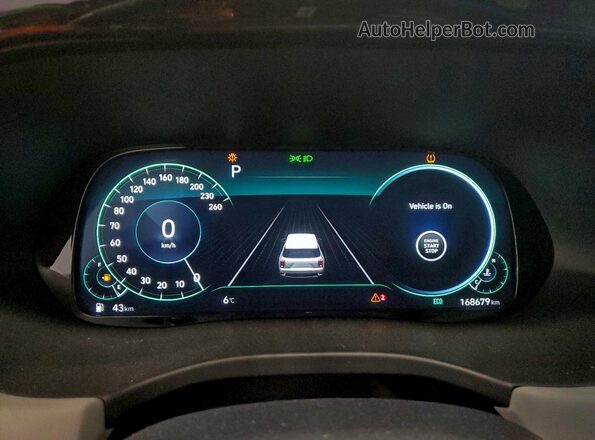 KM8R5DHE2MU286007 2021 HYUNDAI PALISADE Gray Widok zestawu wskaźników