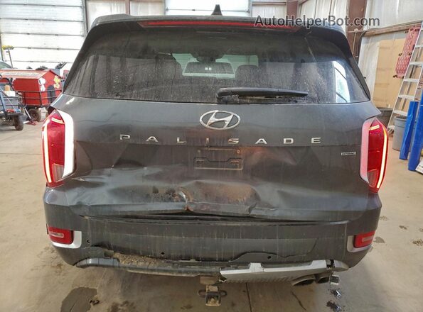 KM8R5DHE2MU286007 2021 HYUNDAI PALISADE Gray Widok z tyłu