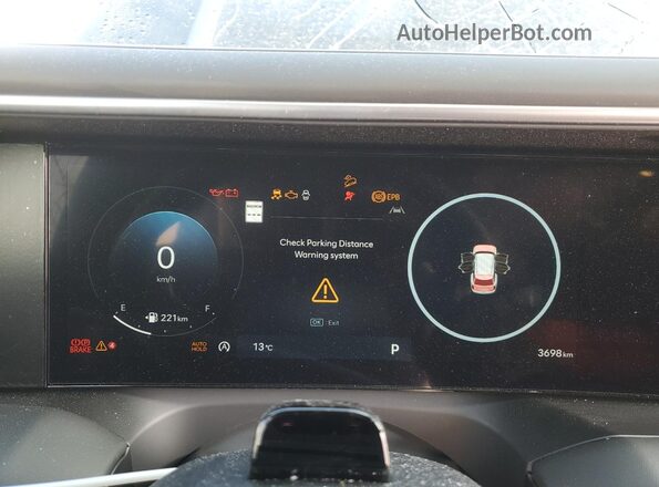 KM8RMES20TU036917 2026 HYUNDAI PALISADE Black Widok zestawu wskaźników