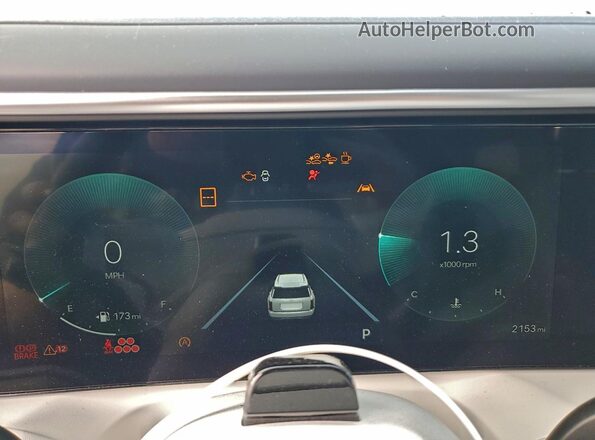 KM8RMES27TU053326 2026 HYUNDAI PALISADE Charcoal Vista del cuadro de instrumentos