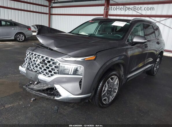 KM8S7DA27PU084411 2023 HYUNDAI SANTA FE PLUG-IN HYBRID Gray Przód lewy