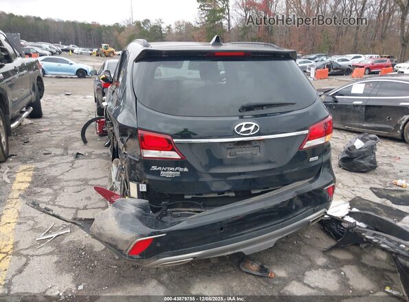 KM8SR4HFXHU201063 2017 HYUNDAI SANTA FE Черный Вид спереди