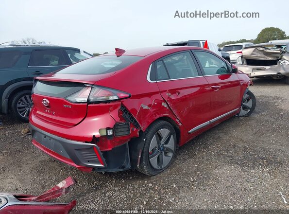 KMHC05LC4LU215275 2020 HYUNDAI IONIQ HYBRID Красный Задняя правая четверть