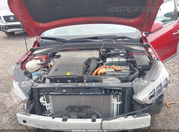 KMHC05LC4LU215275 2020 HYUNDAI IONIQ HYBRID Красный Вид сзади