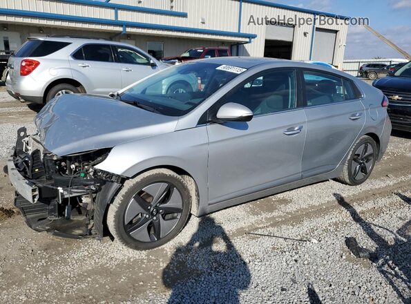 KMHC05LC5NU269090 2022 HYUNDAI IONIQ Silver წინა მარცხენა ხედი სამი მეოთხედიდან